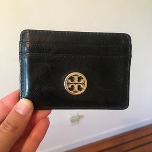 Authentic NEW Tory Burch Black card holder